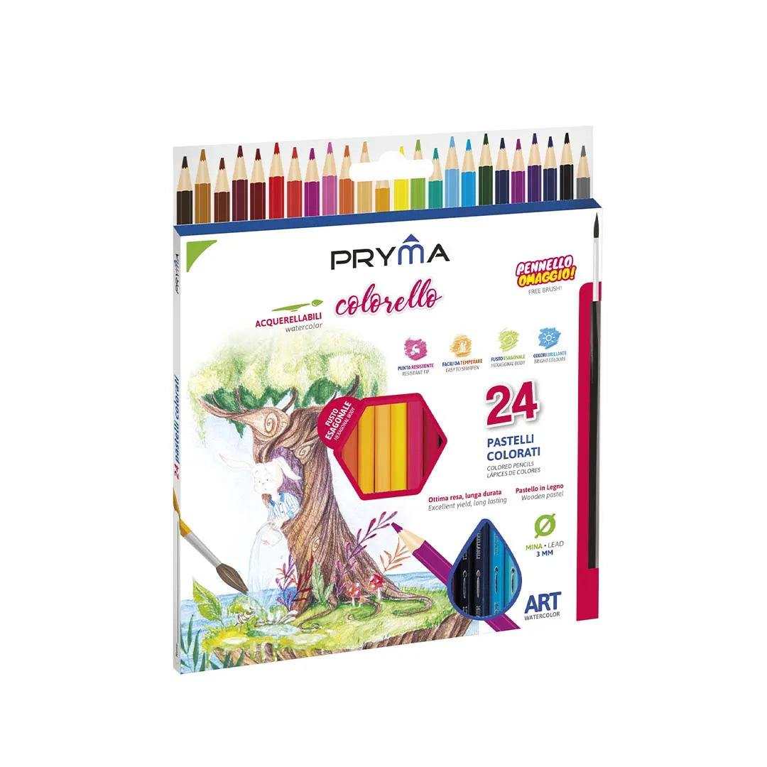 PRYMA PASTELLI ACQUERELLABILI COLORELLO 24PZ BL.
