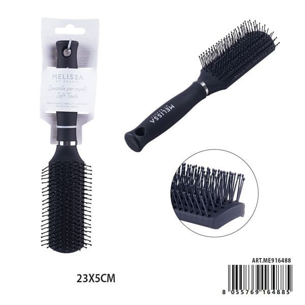 MELISSA SPAZZOLA CAPEL PROF SOFT TOUCH NERO 23X5