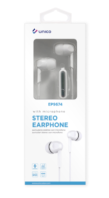 CUFFIE AURICOLARI CON MICROFONO, JACK DA 3,5 MM(EP