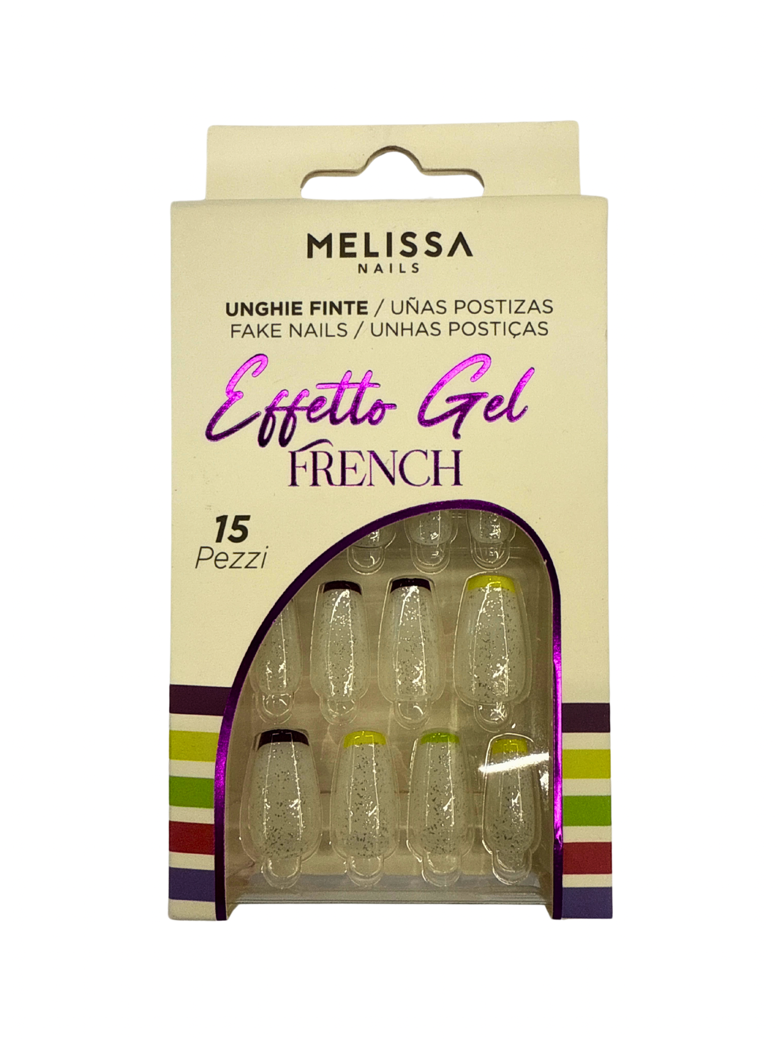 MELISSA UNGHIE BIADESIVE FRENCH 15PZ BALLERINA